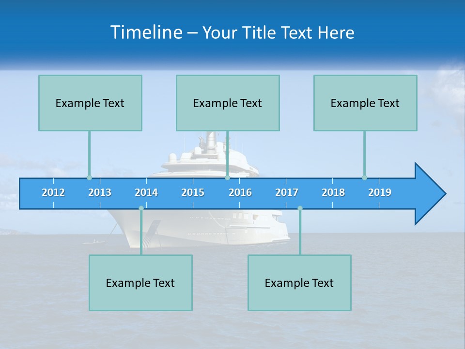 Ship Motorized Speedboat PowerPoint Template