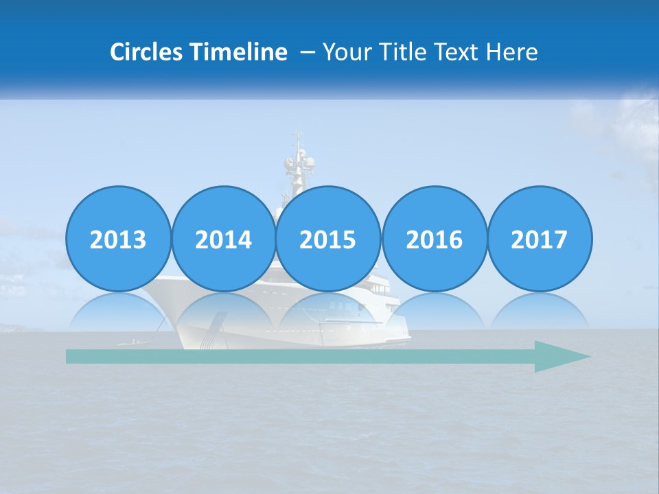 Ship Motorized Speedboat PowerPoint Template