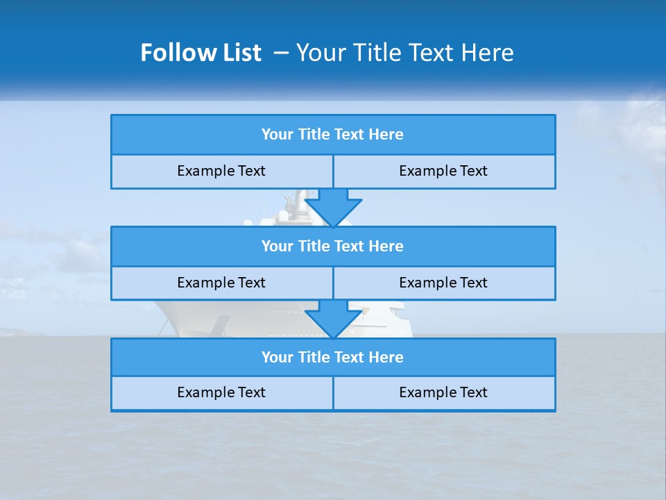 Ship Motorized Speedboat PowerPoint Template