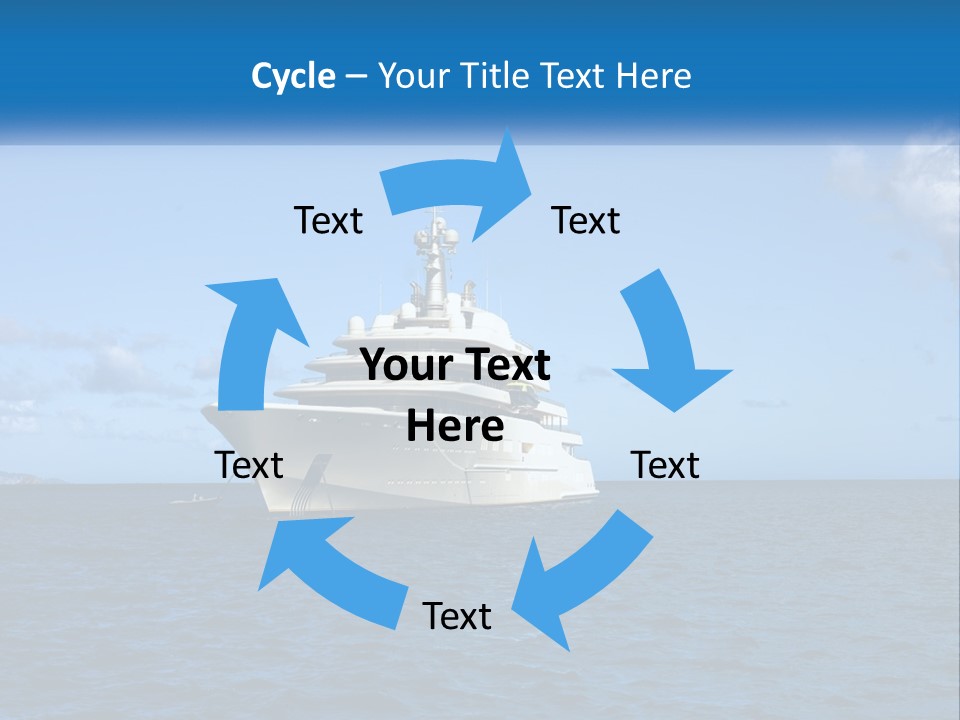 Ship Motorized Speedboat PowerPoint Template