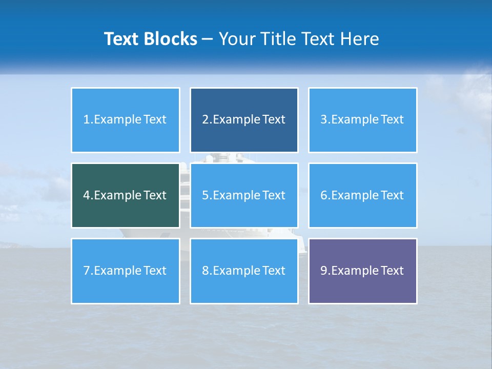 Ship Motorized Speedboat PowerPoint Template