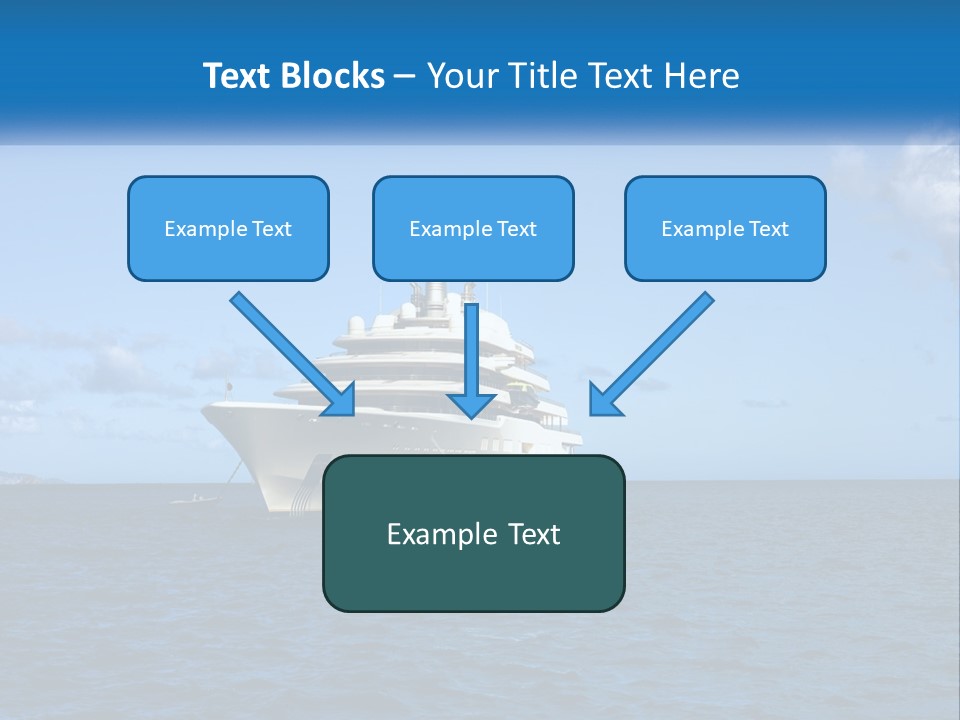 Ship Motorized Speedboat PowerPoint Template