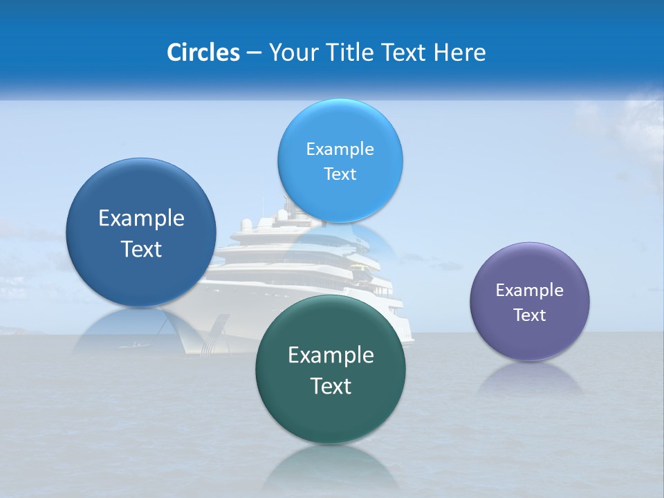 Ship Motorized Speedboat PowerPoint Template