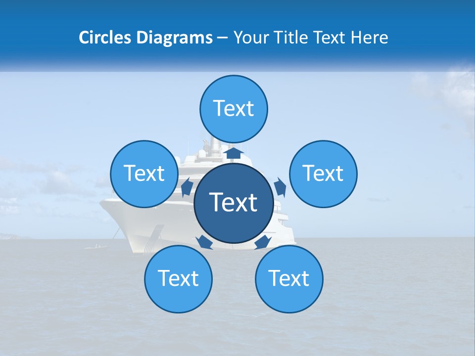 Ship Motorized Speedboat PowerPoint Template