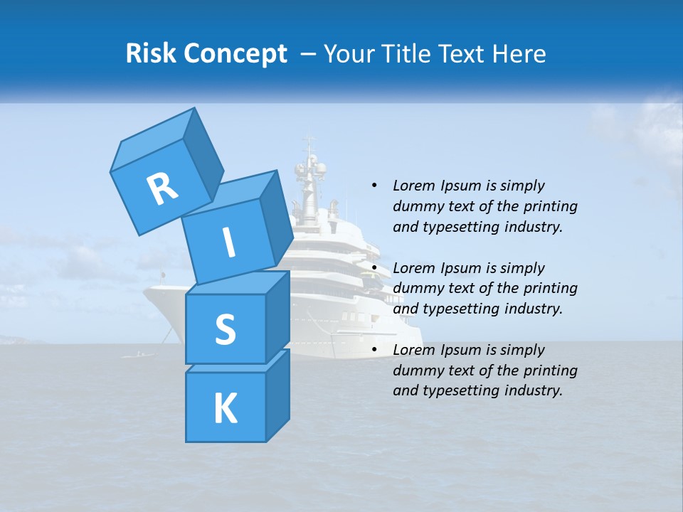 Ship Motorized Speedboat PowerPoint Template