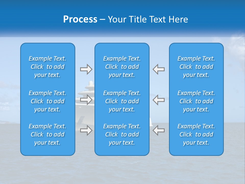 Ship Motorized Speedboat PowerPoint Template