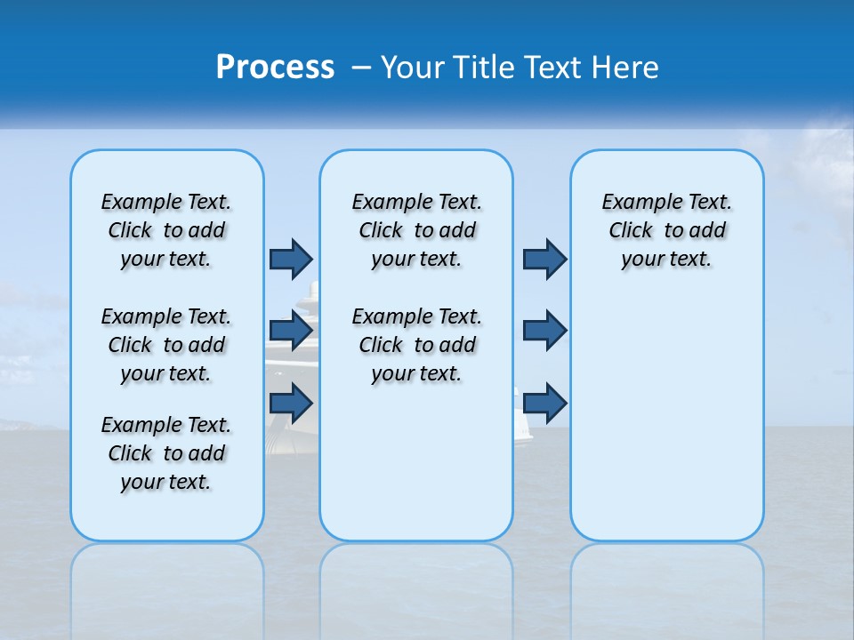 Ship Motorized Speedboat PowerPoint Template