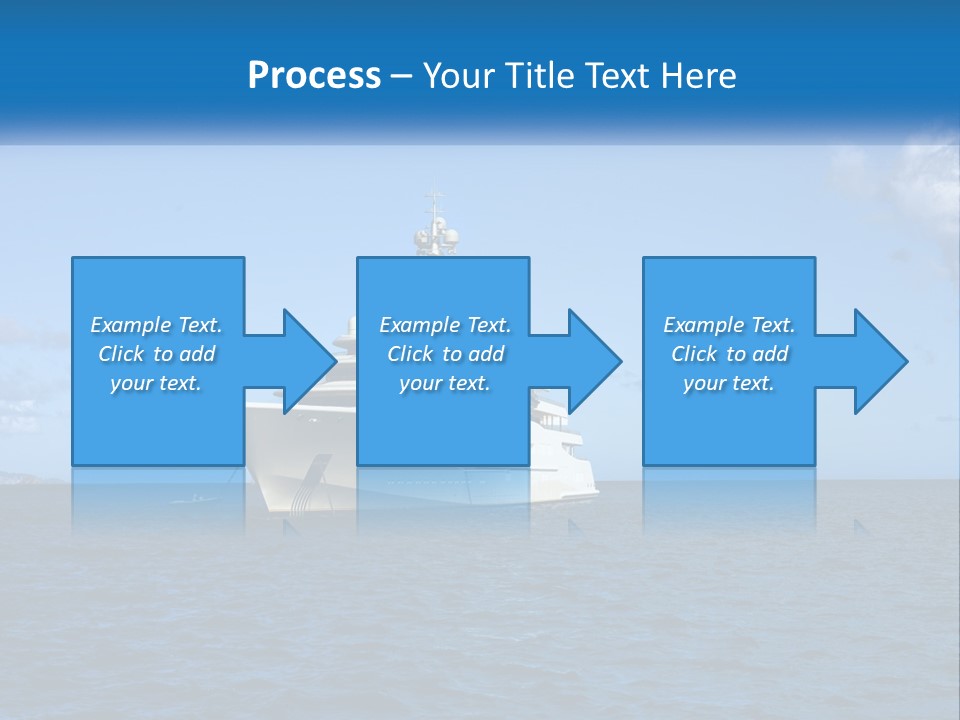 Ship Motorized Speedboat PowerPoint Template