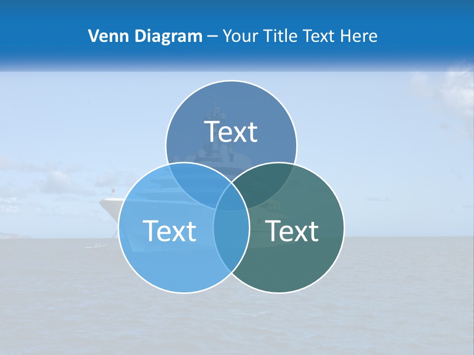 Ship Motorized Speedboat PowerPoint Template