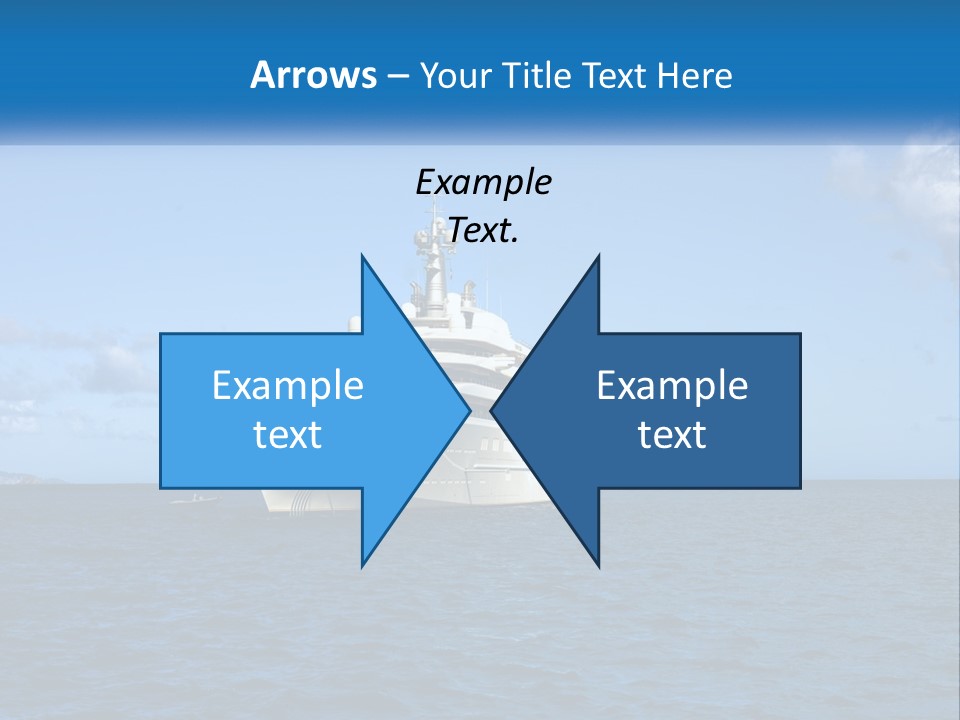 Ship Motorized Speedboat PowerPoint Template
