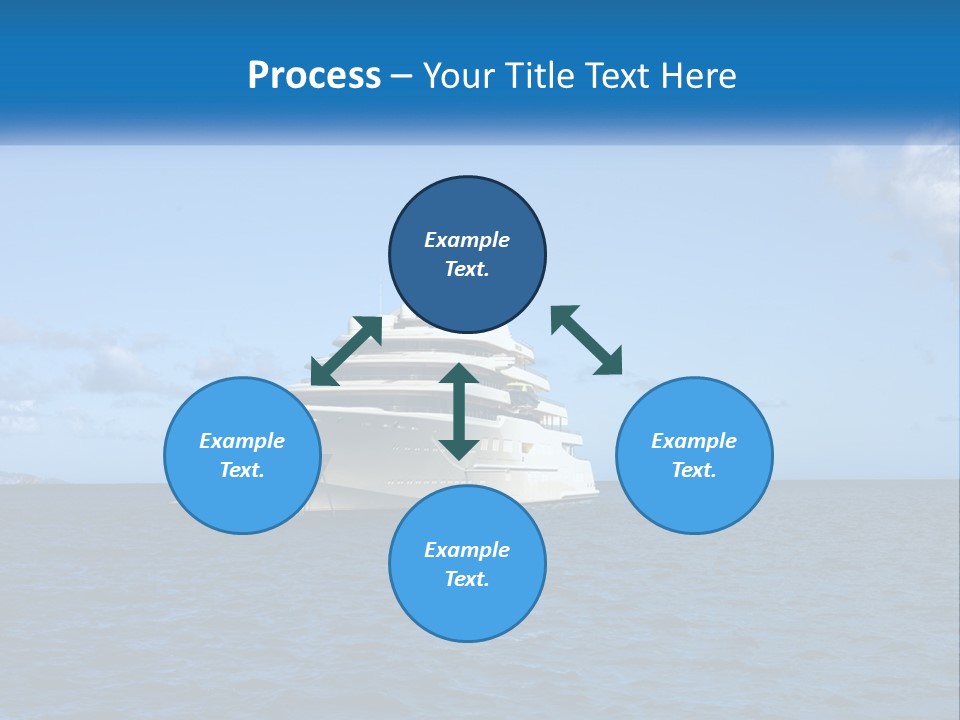 Ship Motorized Speedboat PowerPoint Template