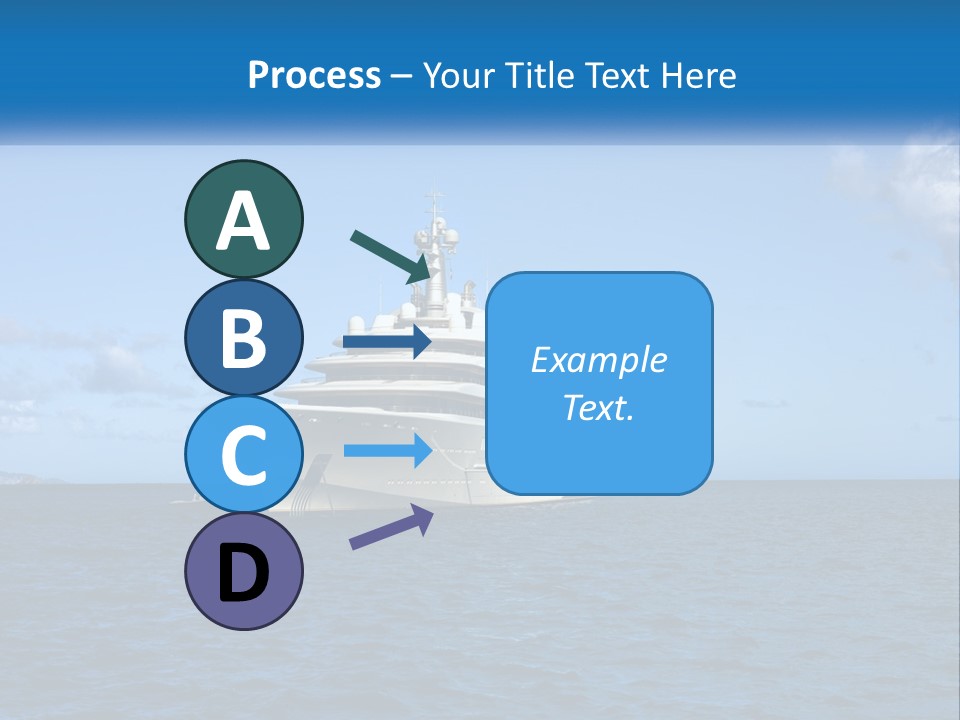 Ship Motorized Speedboat PowerPoint Template