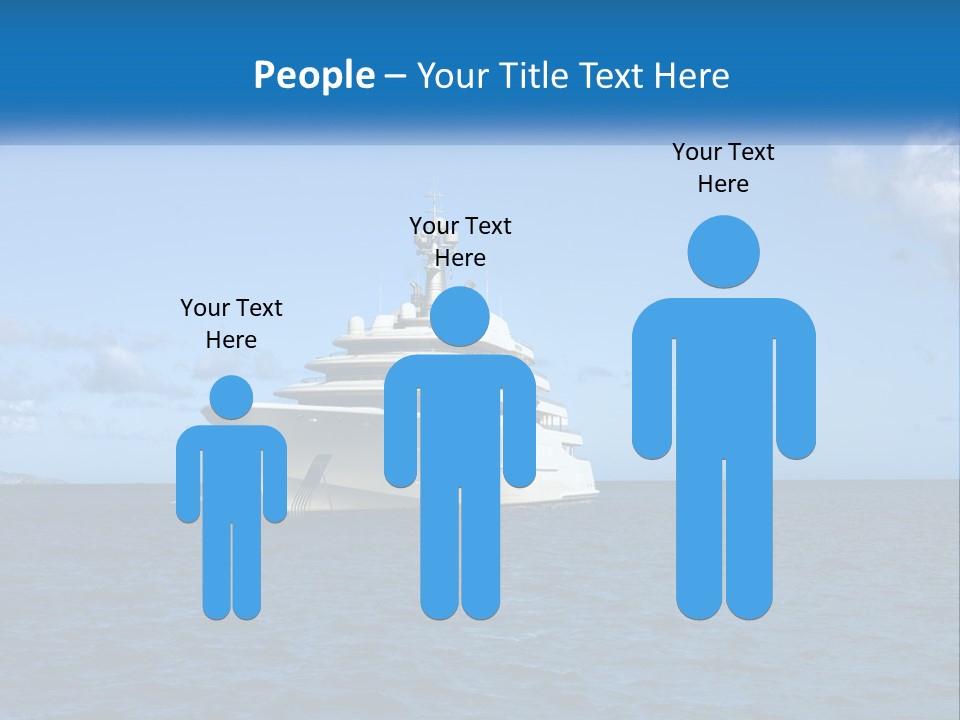 Ship Motorized Speedboat PowerPoint Template