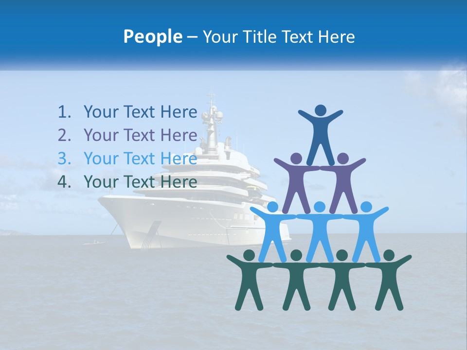 Ship Motorized Speedboat PowerPoint Template