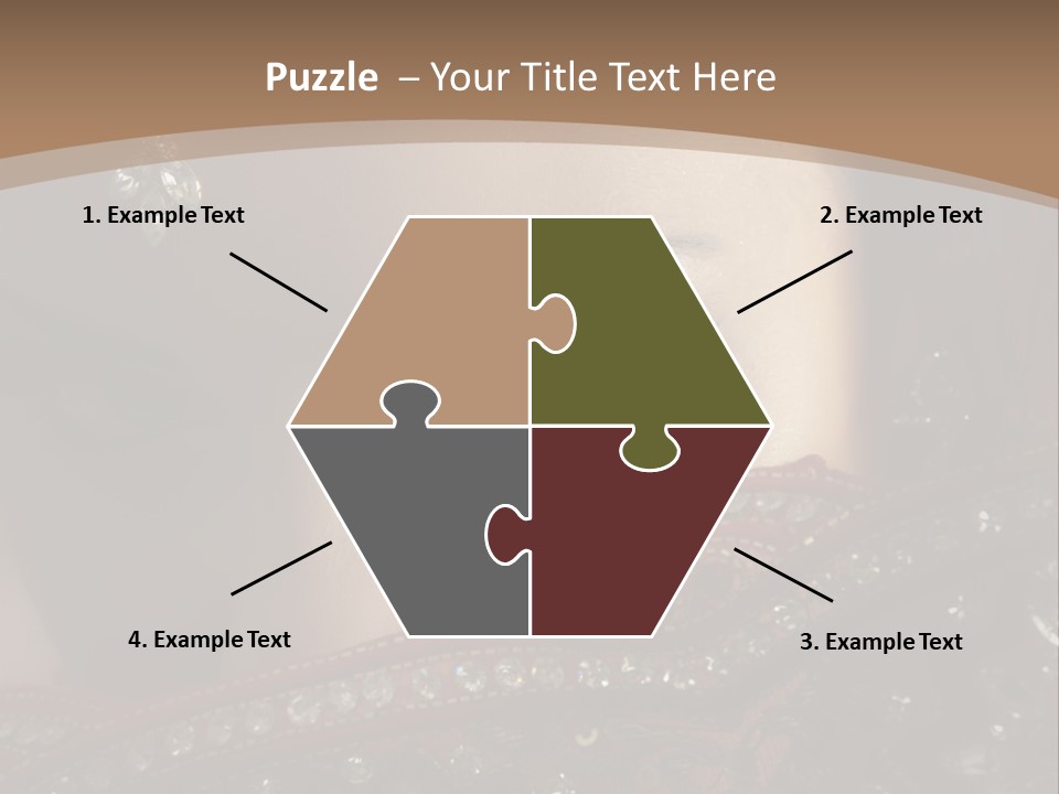 Dark Lady Expression PowerPoint Template