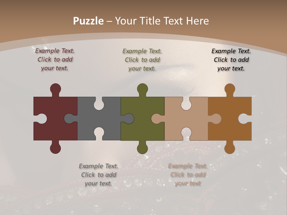 Dark Lady Expression PowerPoint Template