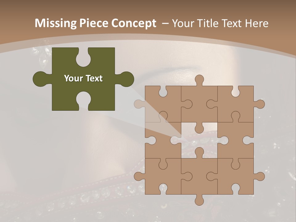 Dark Lady Expression PowerPoint Template