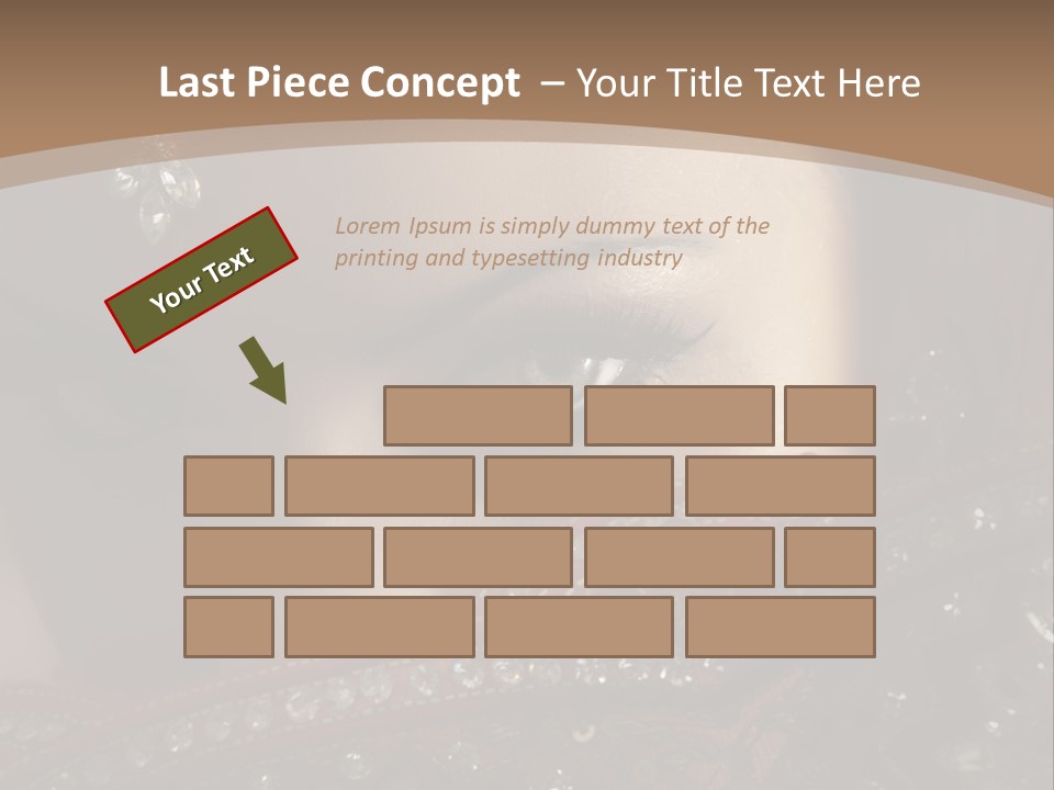 Dark Lady Expression PowerPoint Template