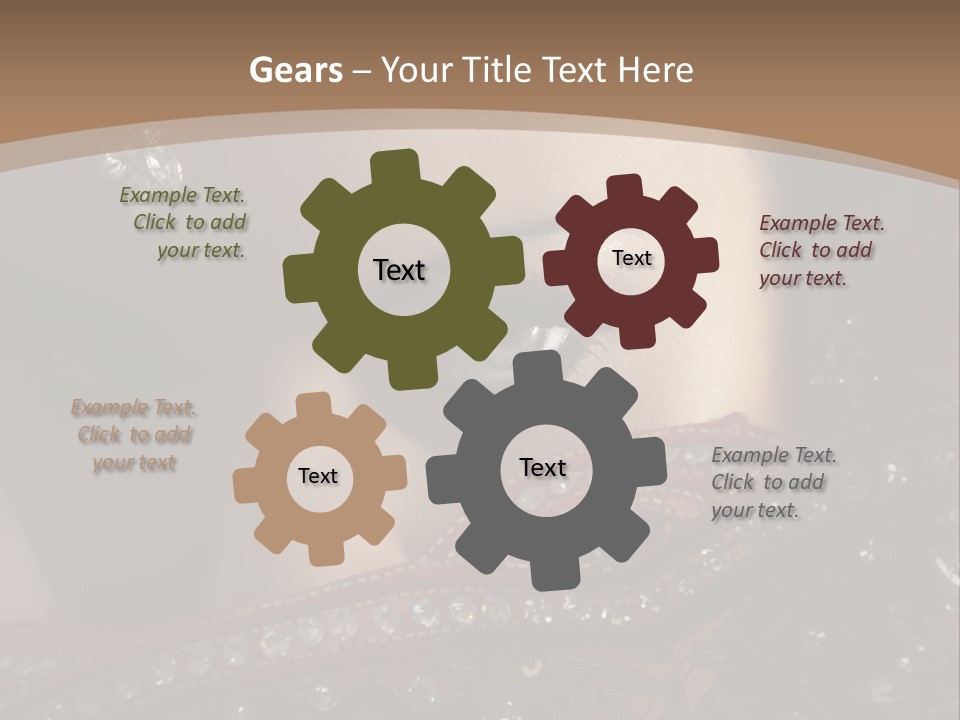 Dark Lady Expression PowerPoint Template