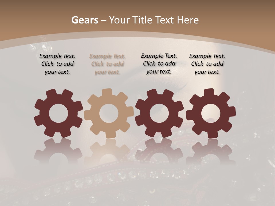 Dark Lady Expression PowerPoint Template