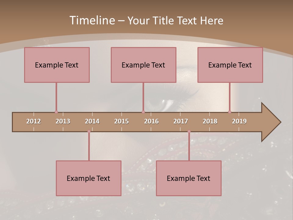 Dark Lady Expression PowerPoint Template