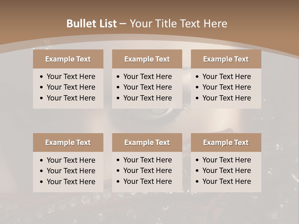 Dark Lady Expression PowerPoint Template