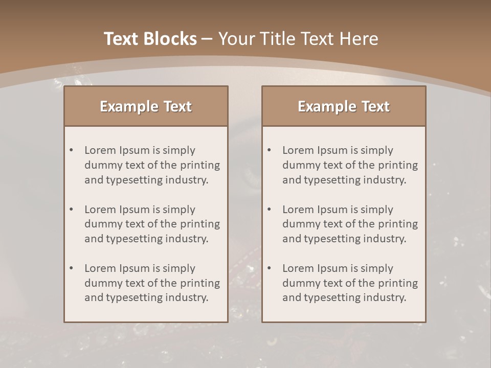 Dark Lady Expression PowerPoint Template