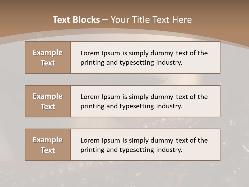 Dark Lady Expression PowerPoint Template