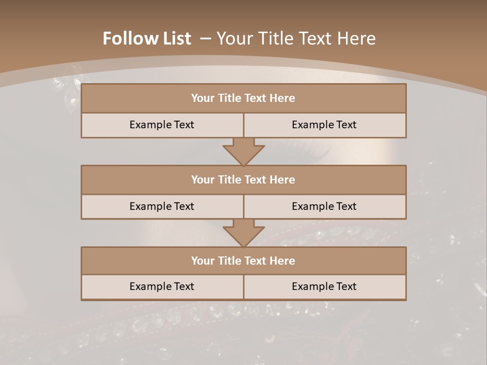Dark Lady Expression PowerPoint Template