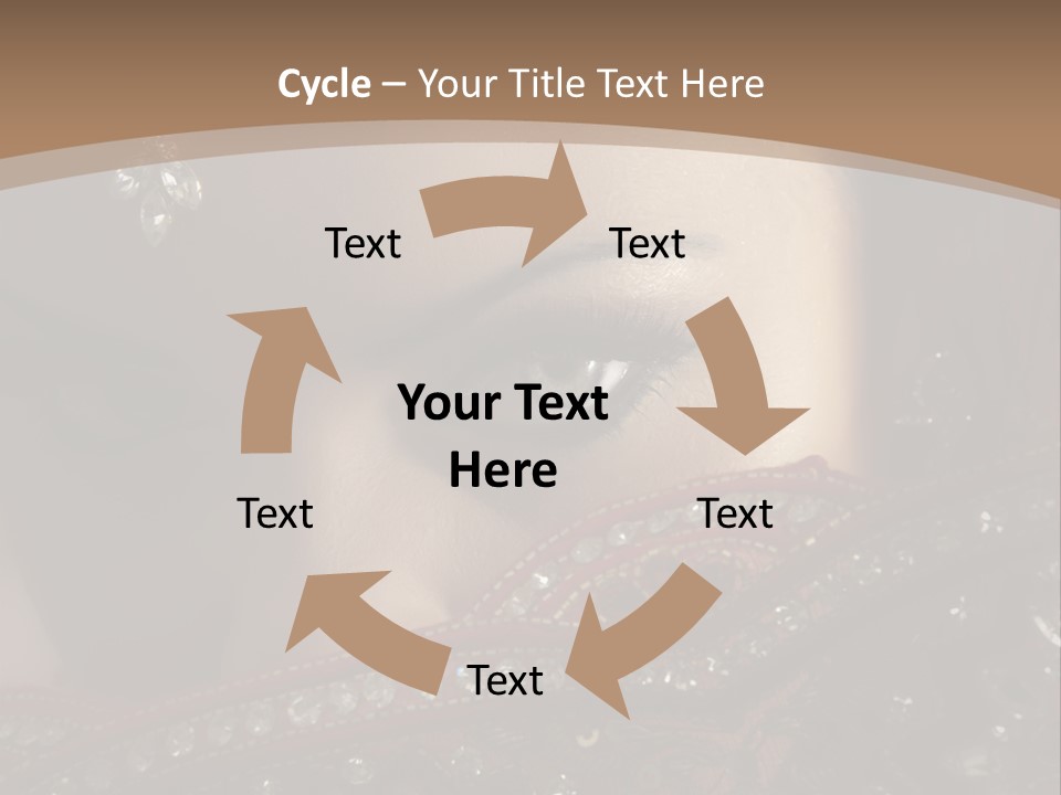 Dark Lady Expression PowerPoint Template