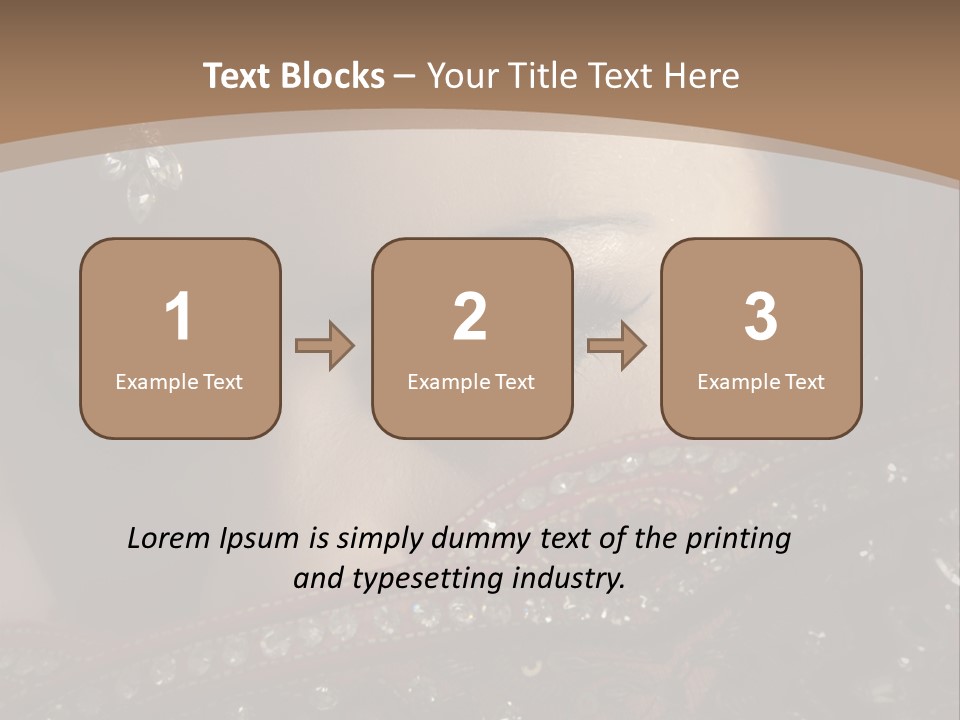 Dark Lady Expression PowerPoint Template