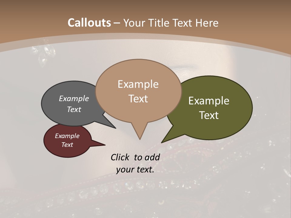 Dark Lady Expression PowerPoint Template