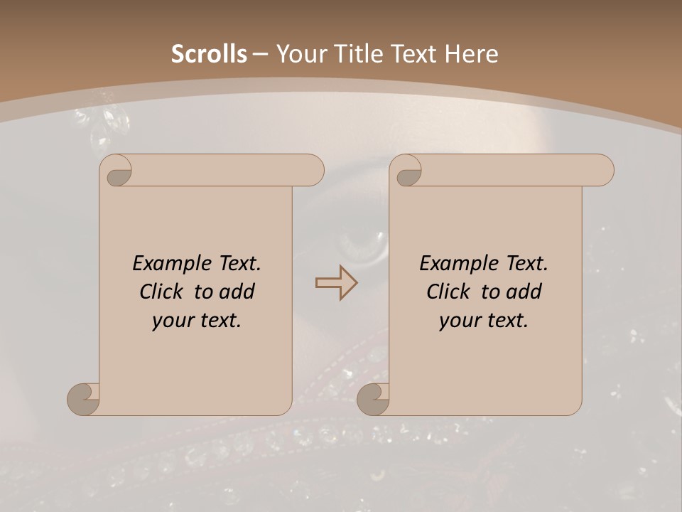 Dark Lady Expression PowerPoint Template