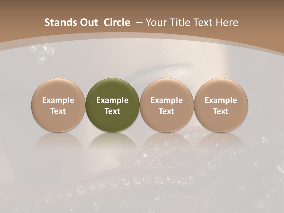 Dark Lady Expression PowerPoint Template