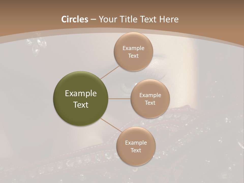 Dark Lady Expression PowerPoint Template