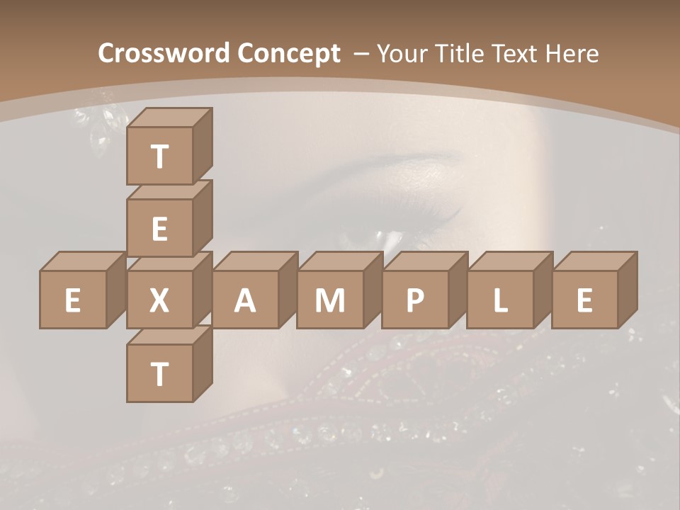 Dark Lady Expression PowerPoint Template