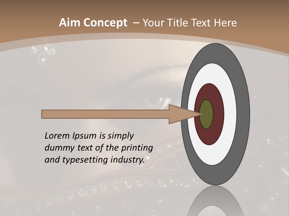 Dark Lady Expression PowerPoint Template