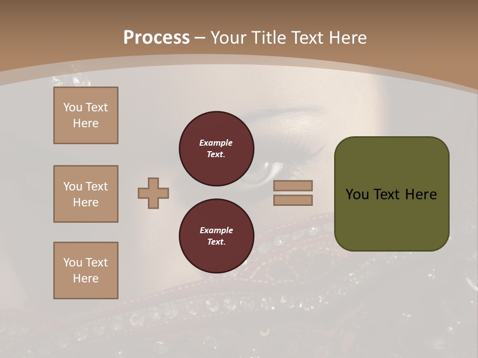Dark Lady Expression PowerPoint Template