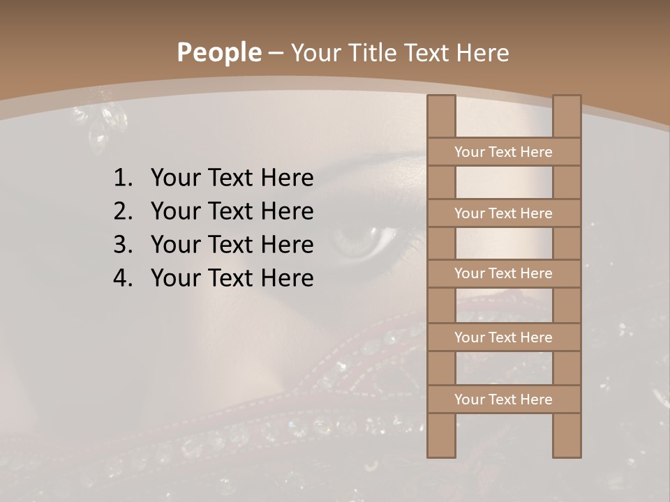 Dark Lady Expression PowerPoint Template