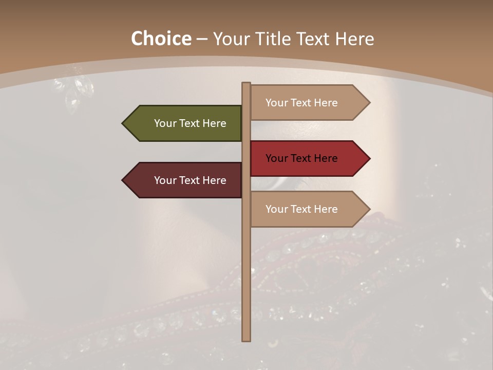 Dark Lady Expression PowerPoint Template