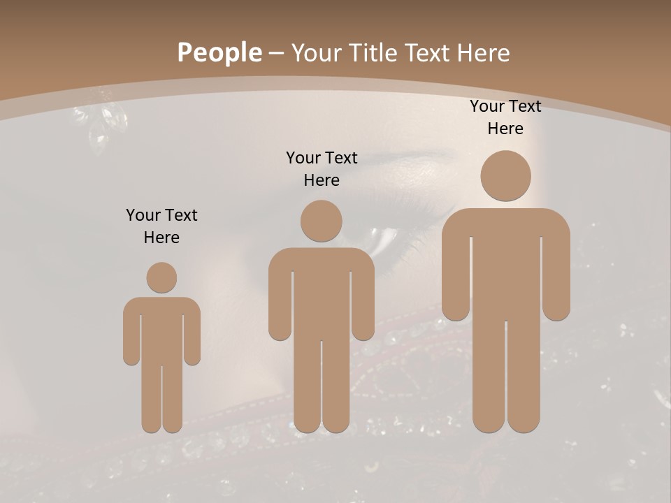 Dark Lady Expression PowerPoint Template