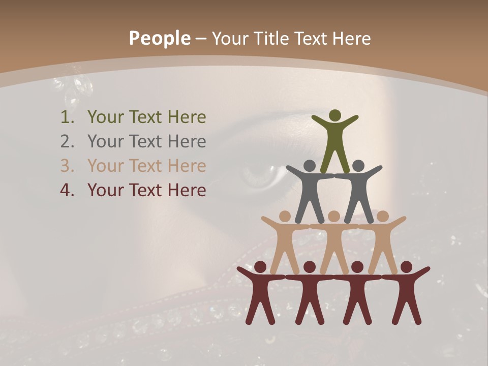 Dark Lady Expression PowerPoint Template