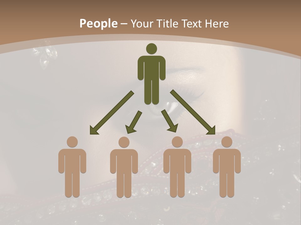 Dark Lady Expression PowerPoint Template