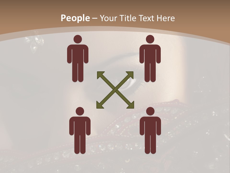 Dark Lady Expression PowerPoint Template