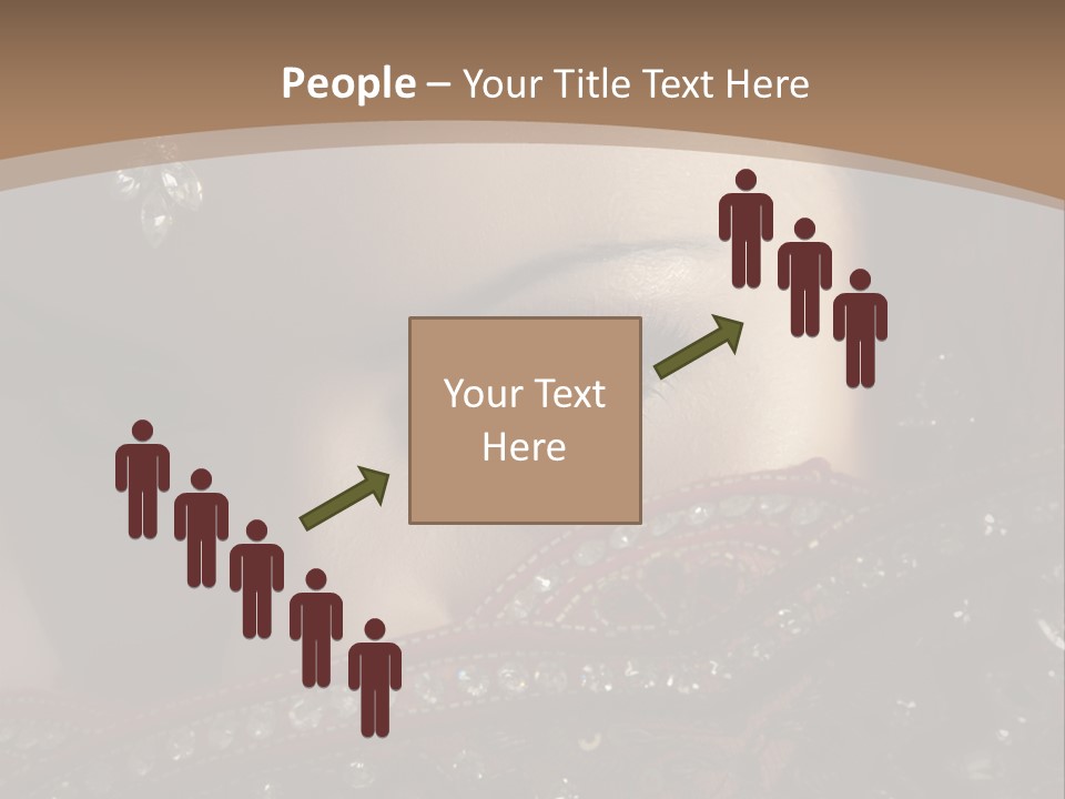 Dark Lady Expression PowerPoint Template