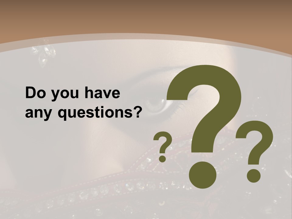 Dark Lady Expression PowerPoint Template