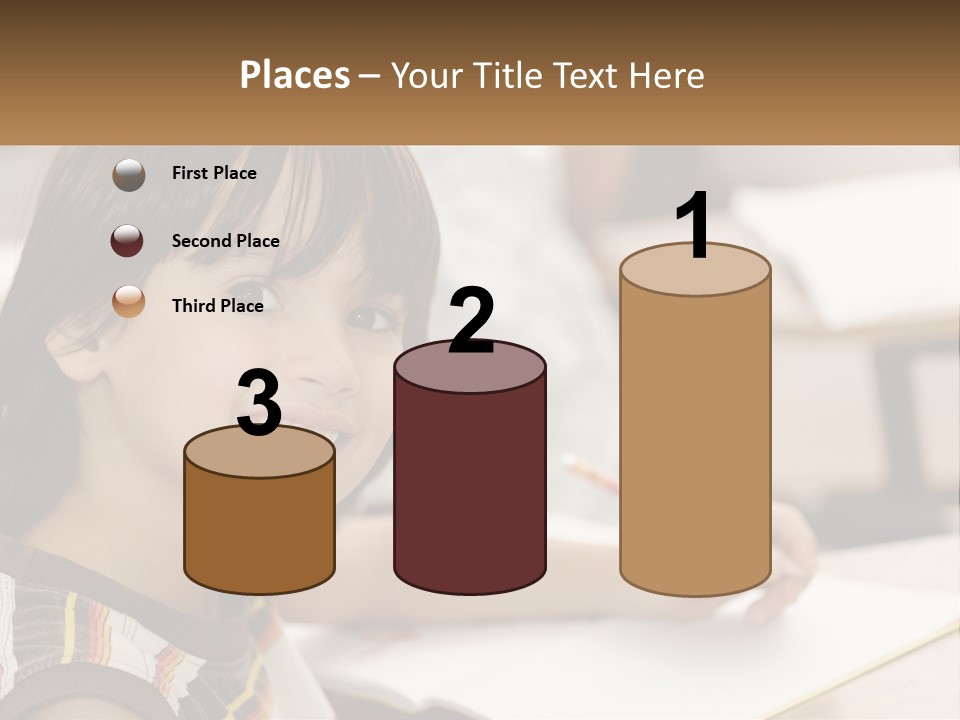 Boy Caucasian Child PowerPoint Template