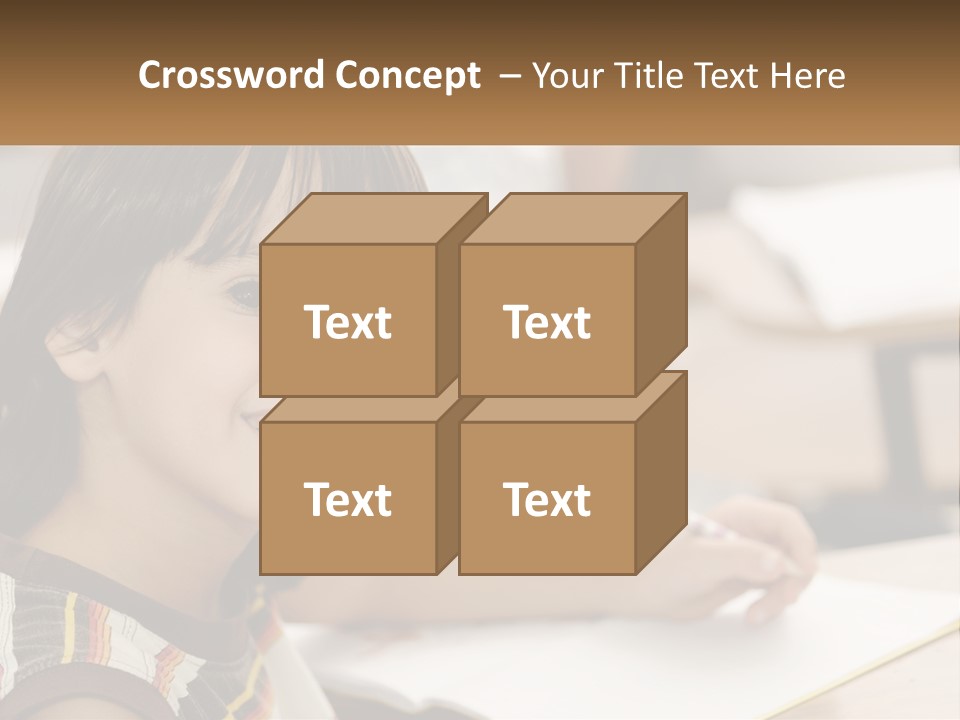 Boy Caucasian Child PowerPoint Template