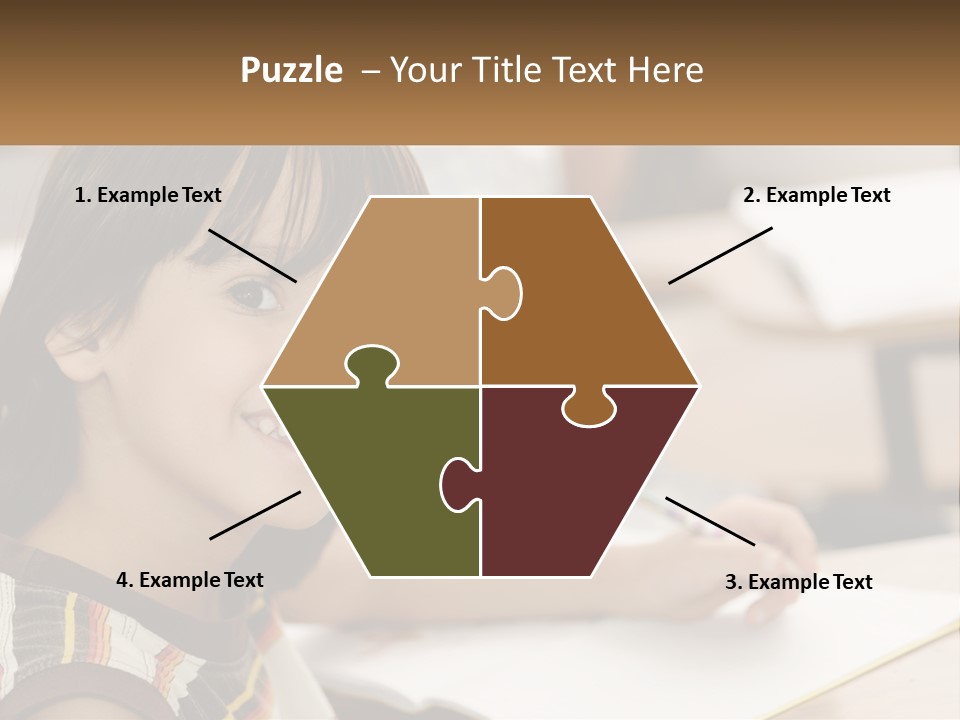 Boy Caucasian Child PowerPoint Template