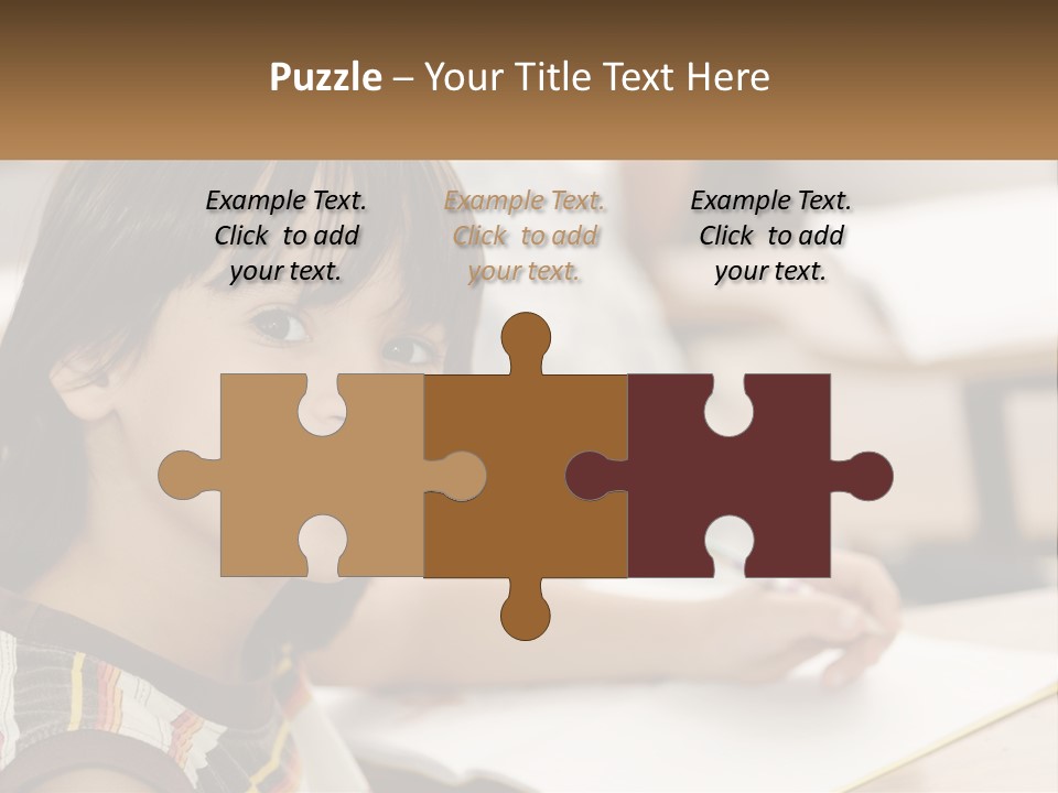 Boy Caucasian Child PowerPoint Template